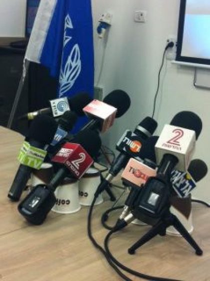 A press conference – A3 with the Police